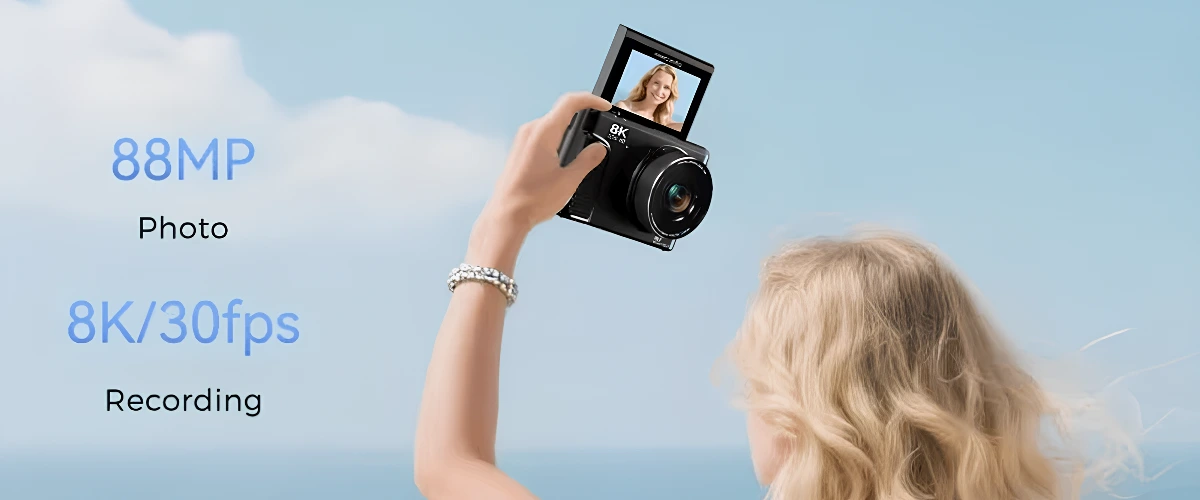 Favap digital camera being used for content creation